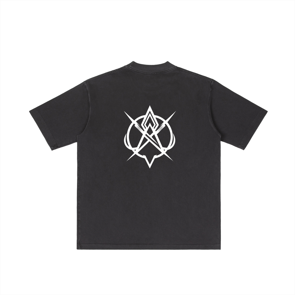 เสื้อยืดสตรีทแวร์ทรงโอเวอร์ไซส์ "Undaunted"