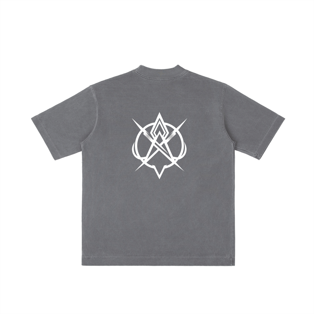 เสื้อยืดสตรีทแวร์ทรงโอเวอร์ไซส์ "Undaunted"