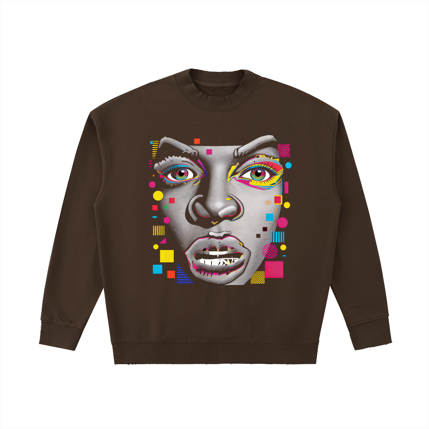 MEHE Face Crewneck Sweatshirt