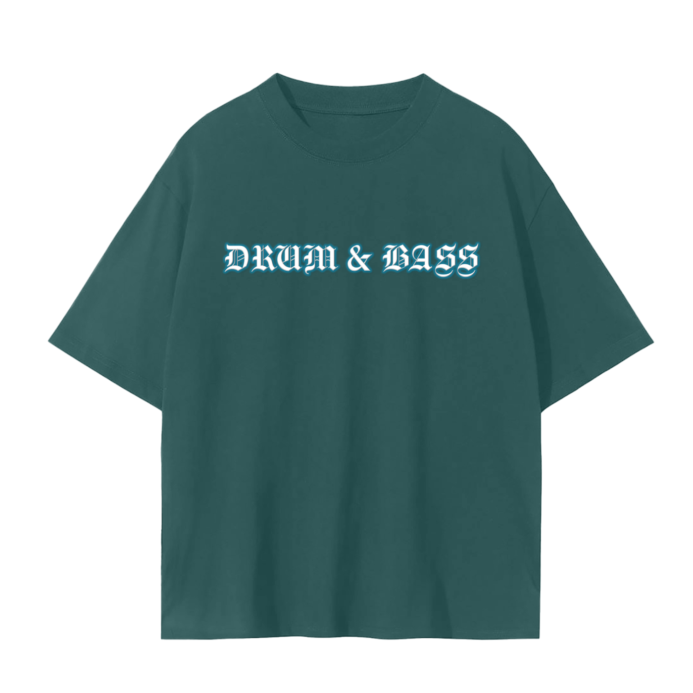 Drum and Bass Text T Shirt