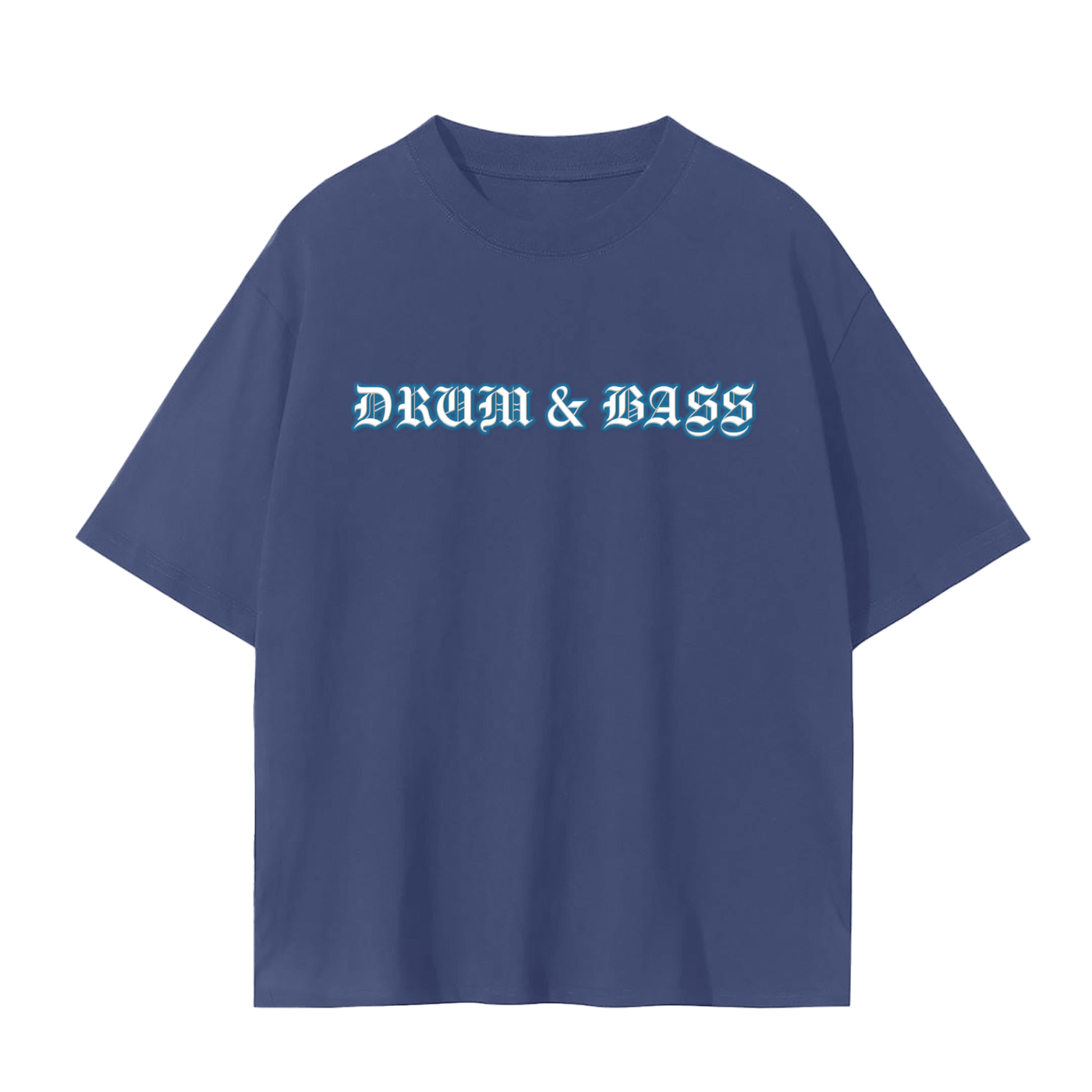 Drum and Bass Text T Shirt