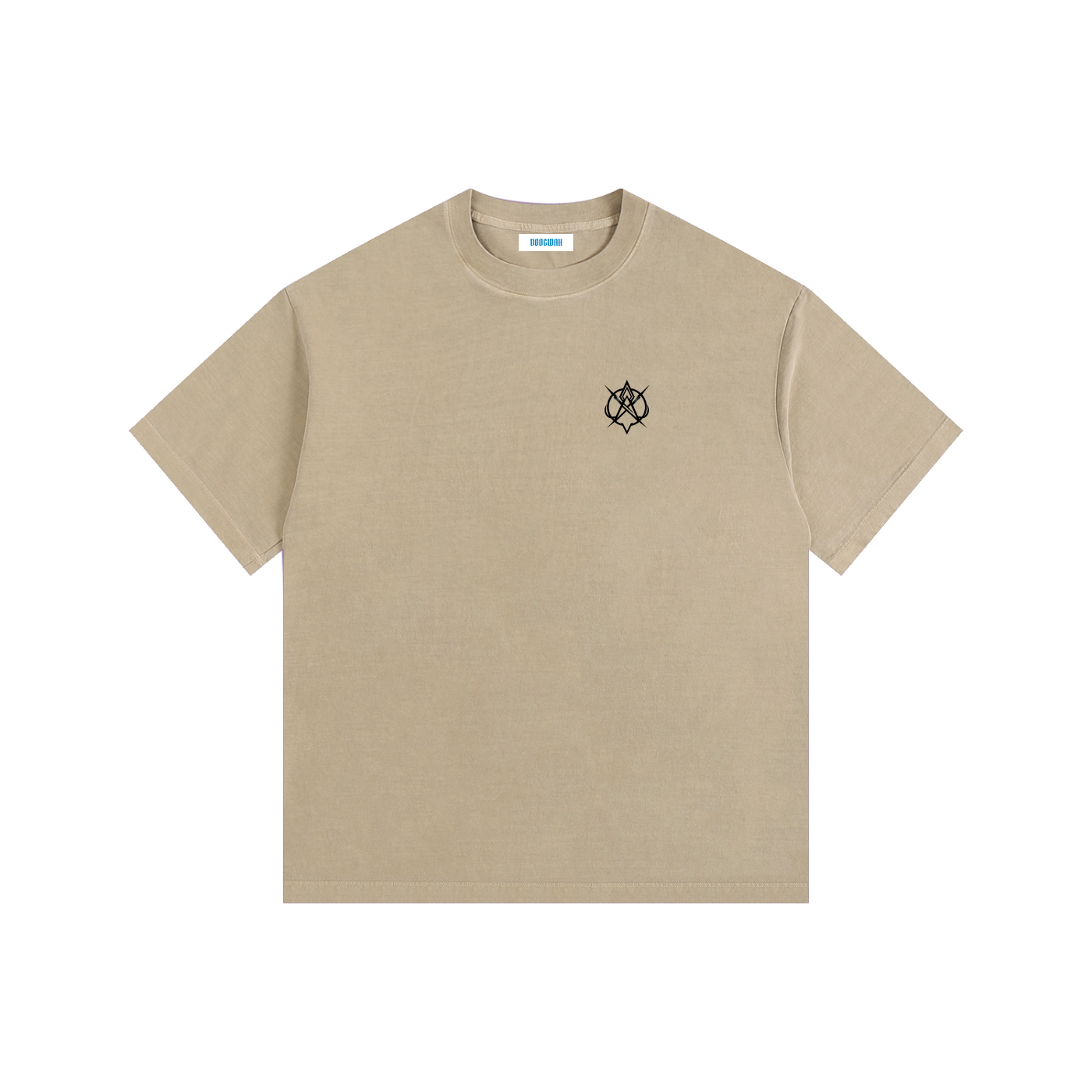 "Undaunted" Light Colour Washed Oversized T-Shirt