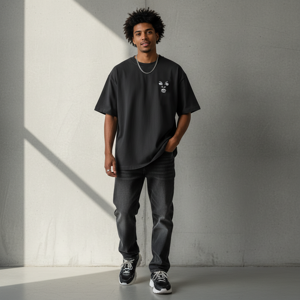 Classic MEHE Washed Style Oversized T-Shirt