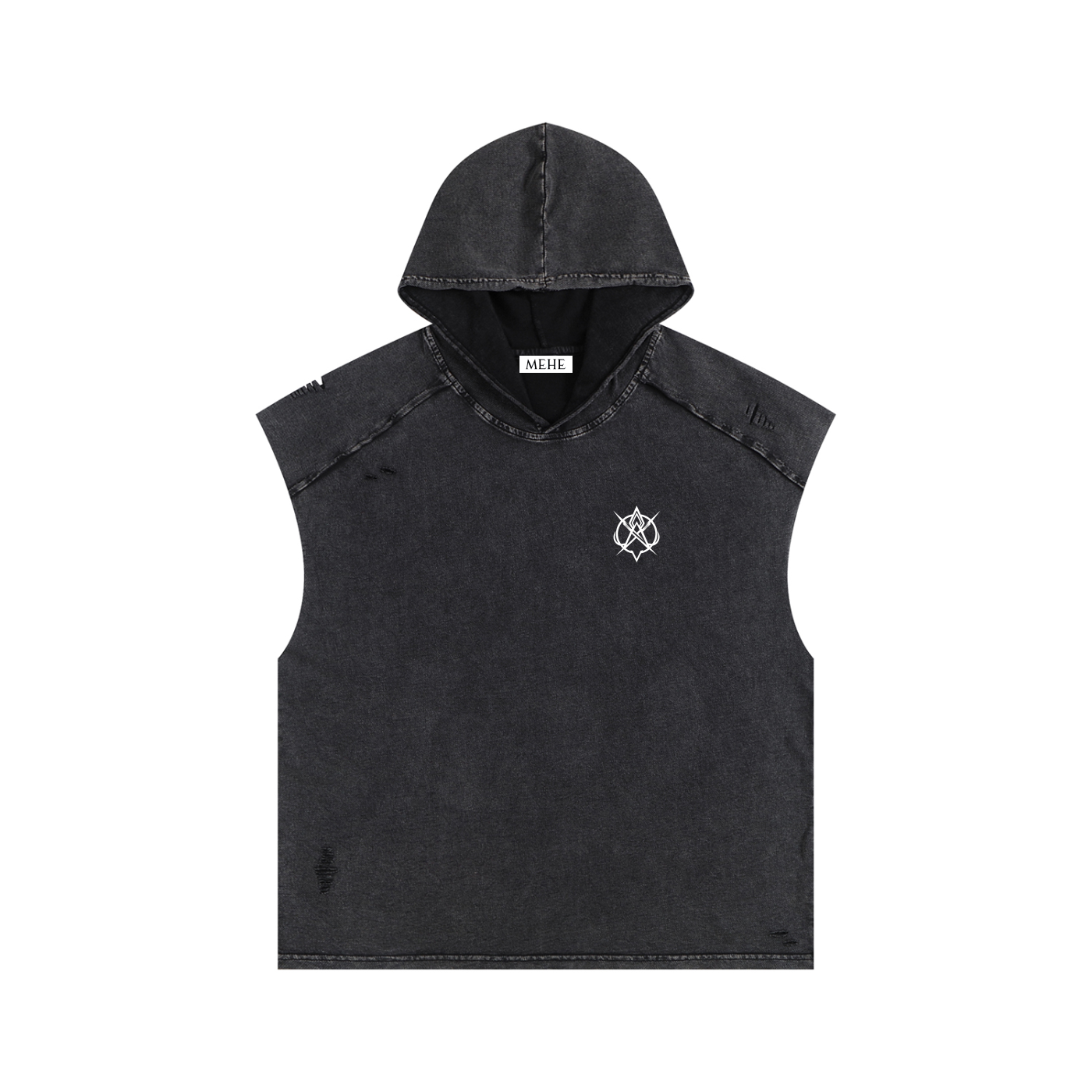 Alternative Boxy Hooded Tank Top