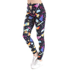 Retro Geometric Figure Womens Leggings