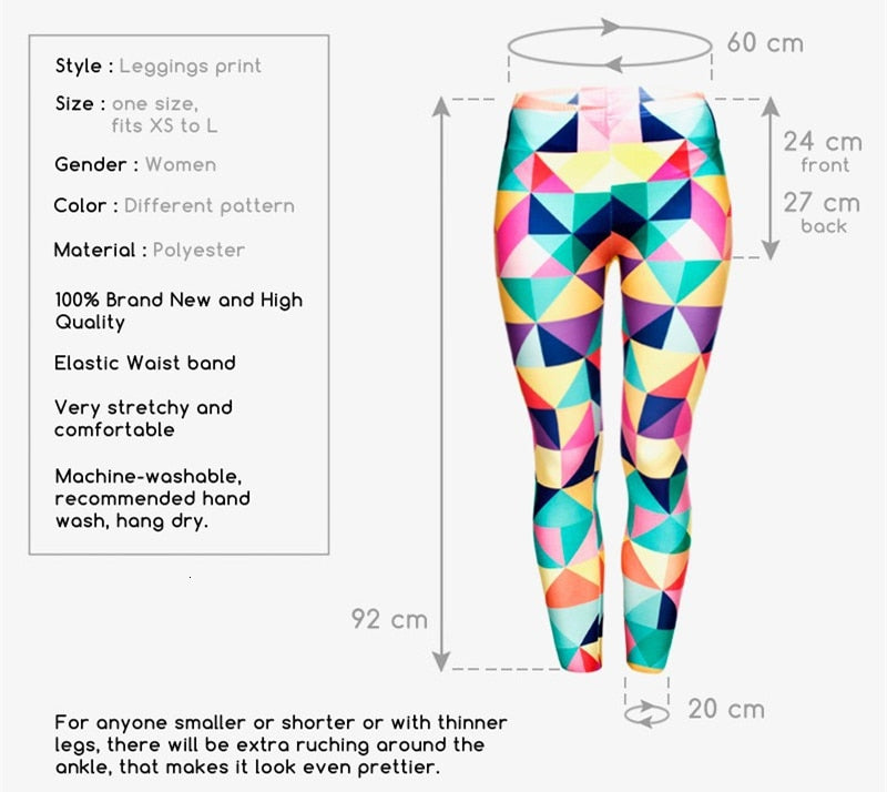 Fashion Triangles Womens Stretchy Leggings