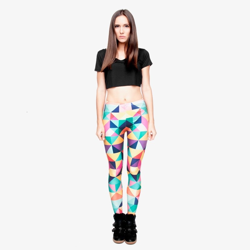 Fashion Triangles Womens Stretchy Leggings