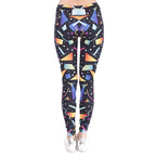 Retro Geometric Figure Womens Leggings