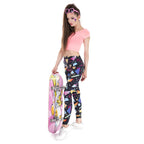 Retro Geometric Figure Womens Leggings