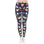 Retro Geometric Figure Womens Leggings