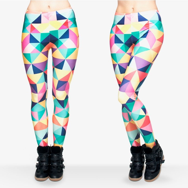 Fashion Triangles Womens Stretchy Leggings