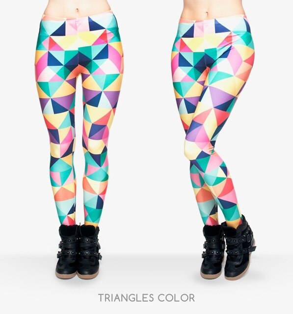 Fashion Triangles Womens Stretchy Leggings