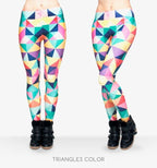 Fashion Triangles Womens Stretchy Leggings