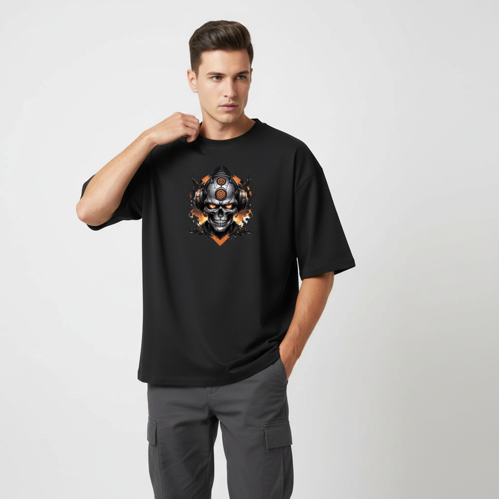 Skull Graphic T Shirt