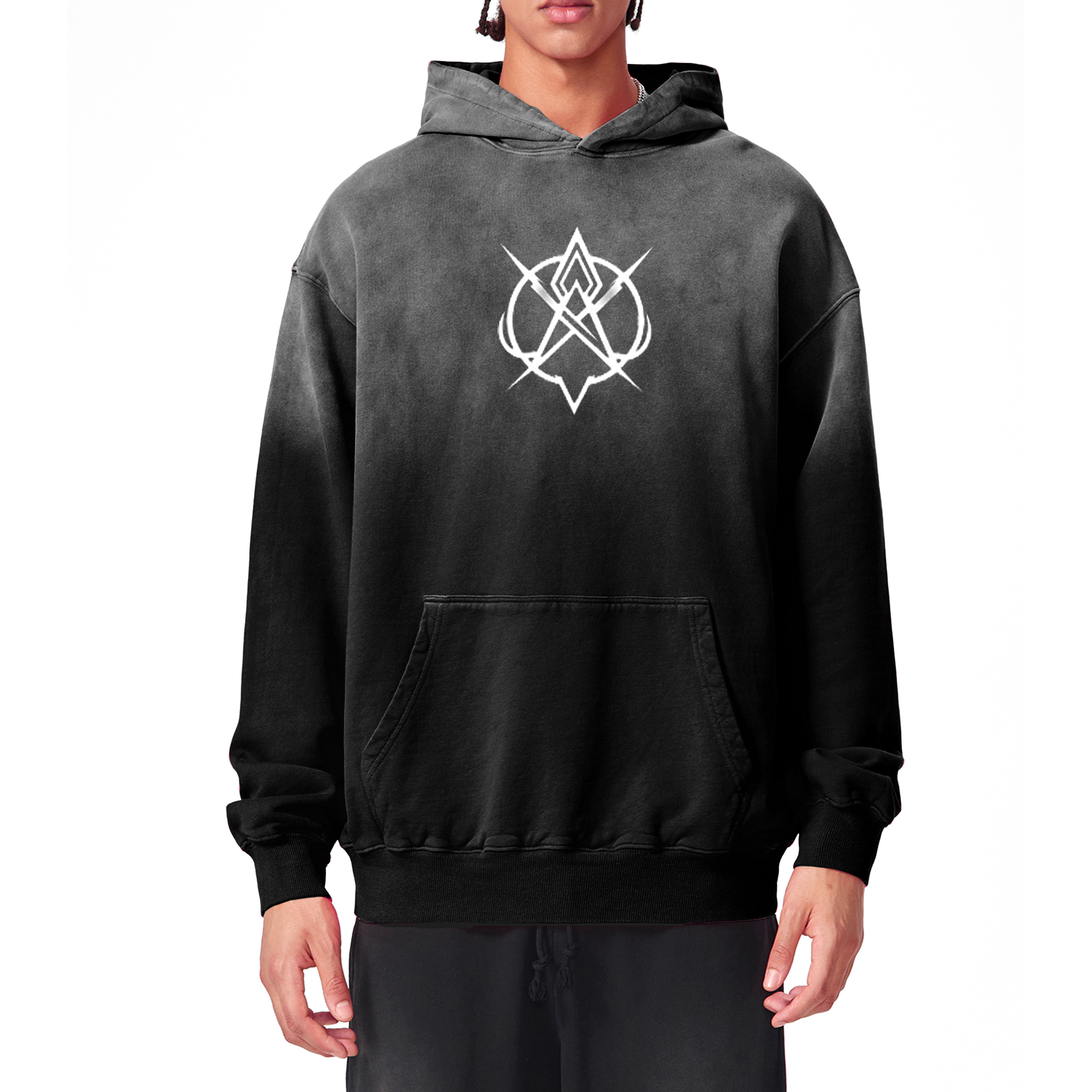 Sunfade Oversized Street Hoodie